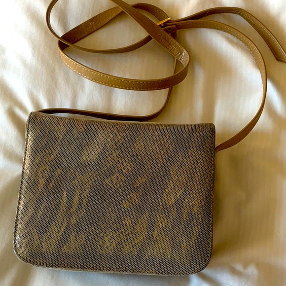 Franco Visconti evening snakeskin pattern purse - Picture 2 of 4